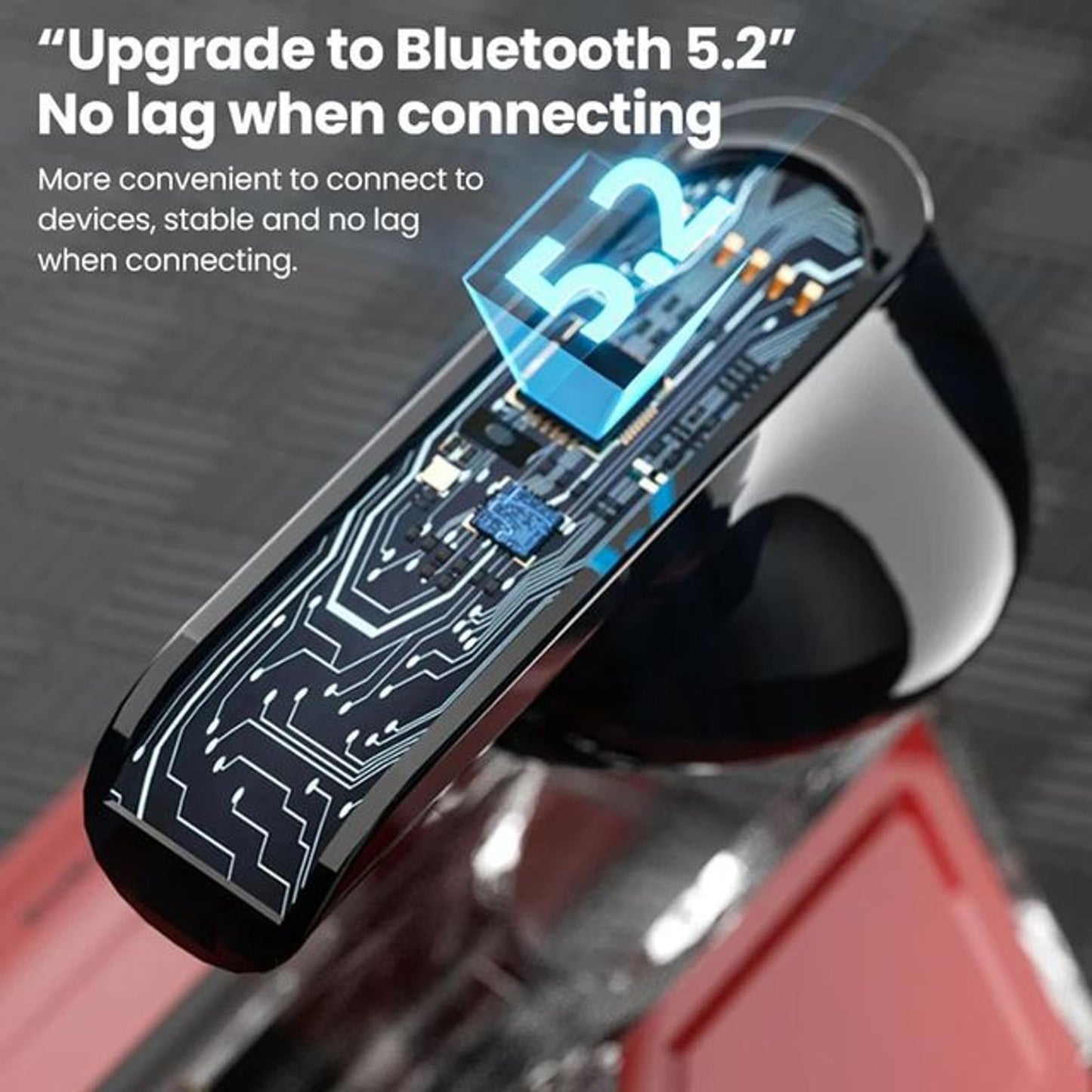 Semi-in-ear Design Wireless Headset
