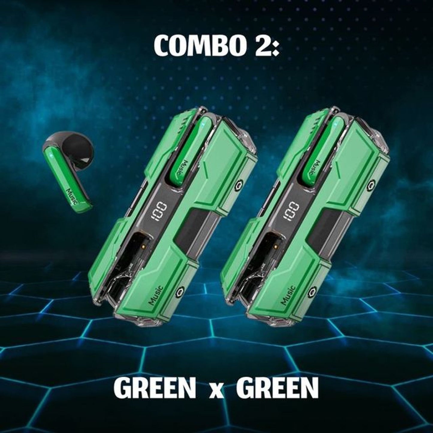 Semi-in-ear Design Wireless Headset