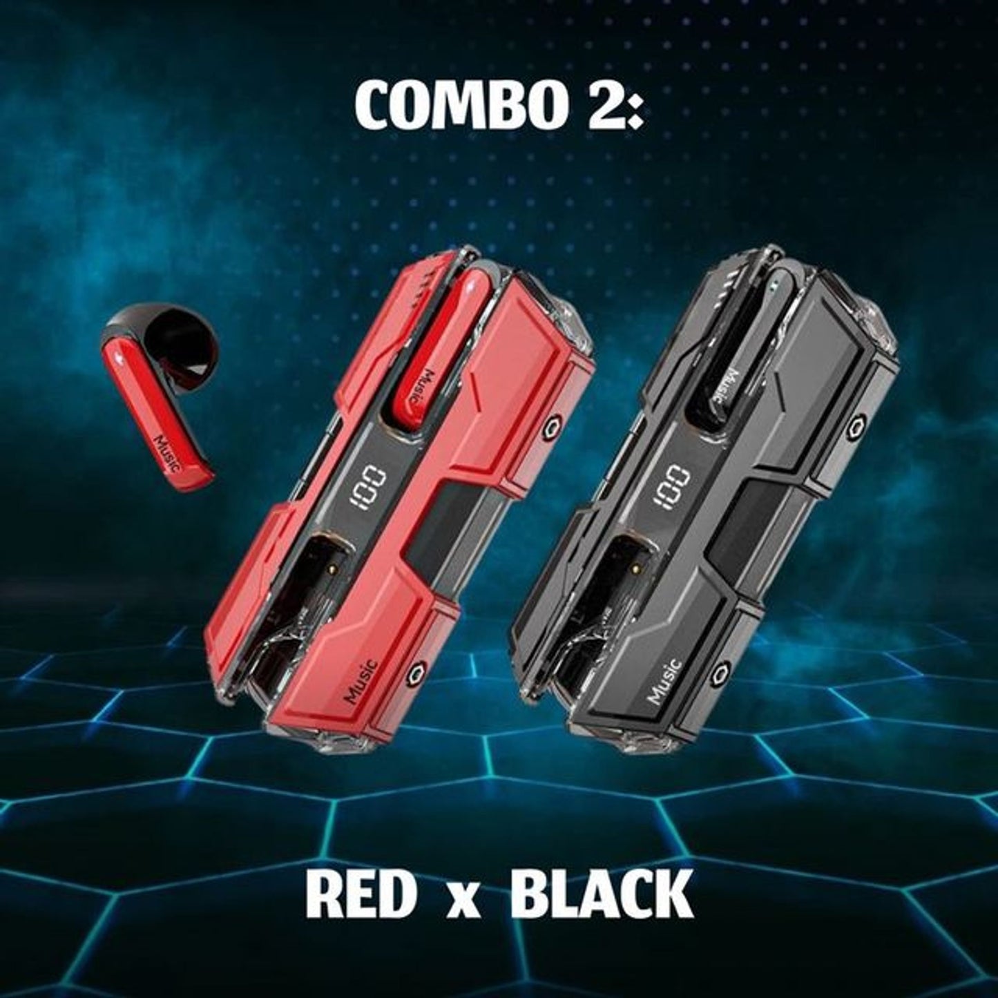 Semi-in-ear Design Wireless Headset