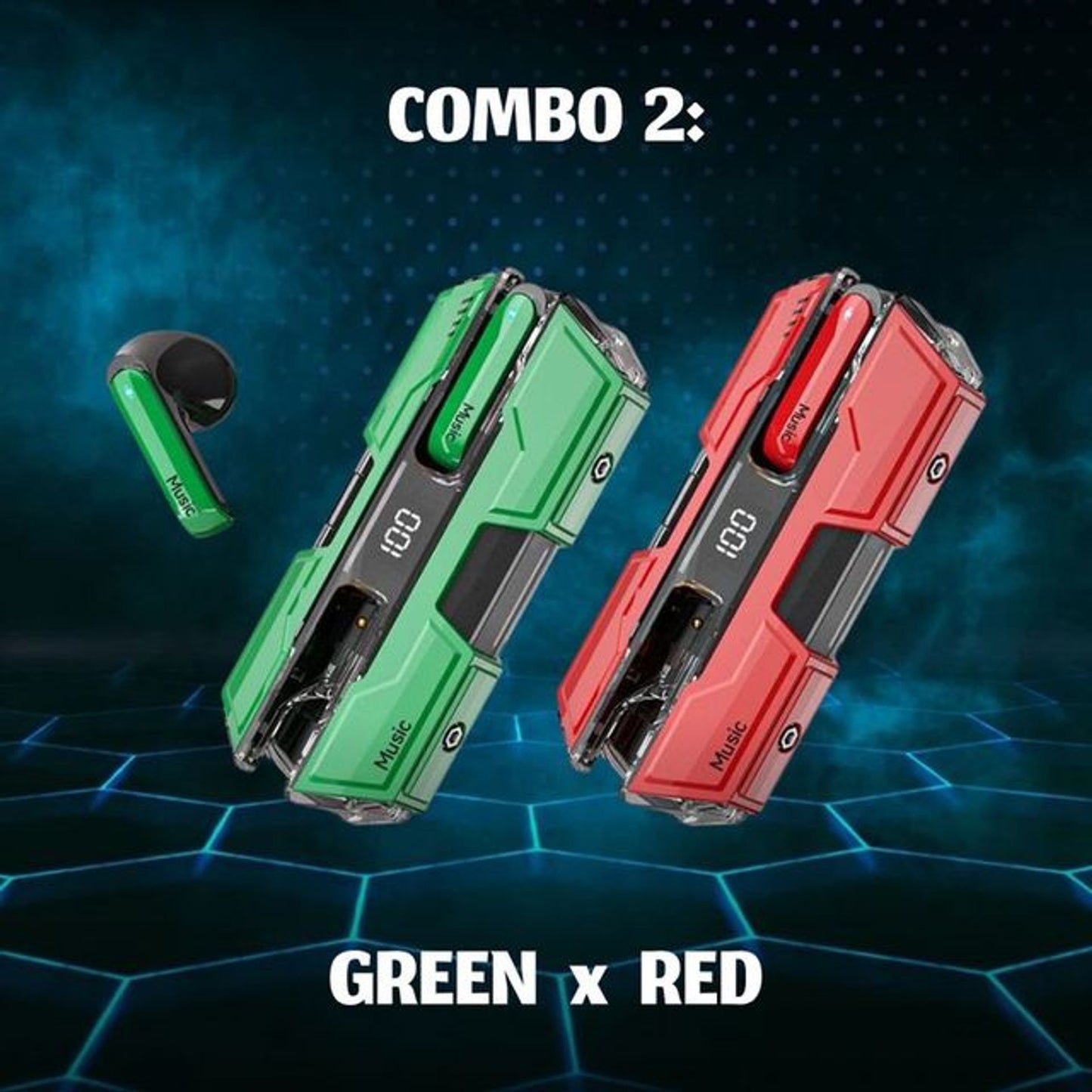 Semi-in-ear Design Wireless Headset