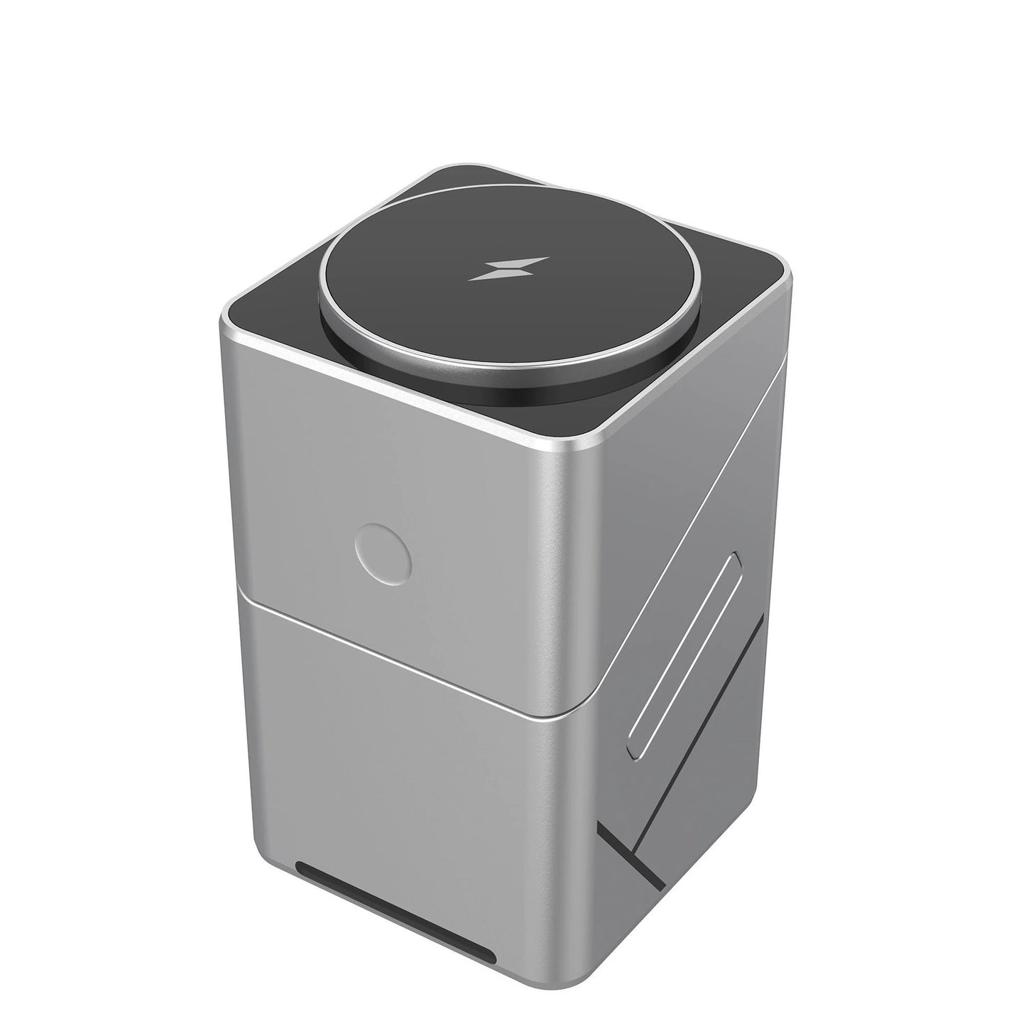 Rubik's Cube Rotating Magnetic Wireless Charger 3-in-1 Intelligent Fast Charging Station 15W for iPhone 12/13/14/15/16 Series, Apple Watch & AirPods Series