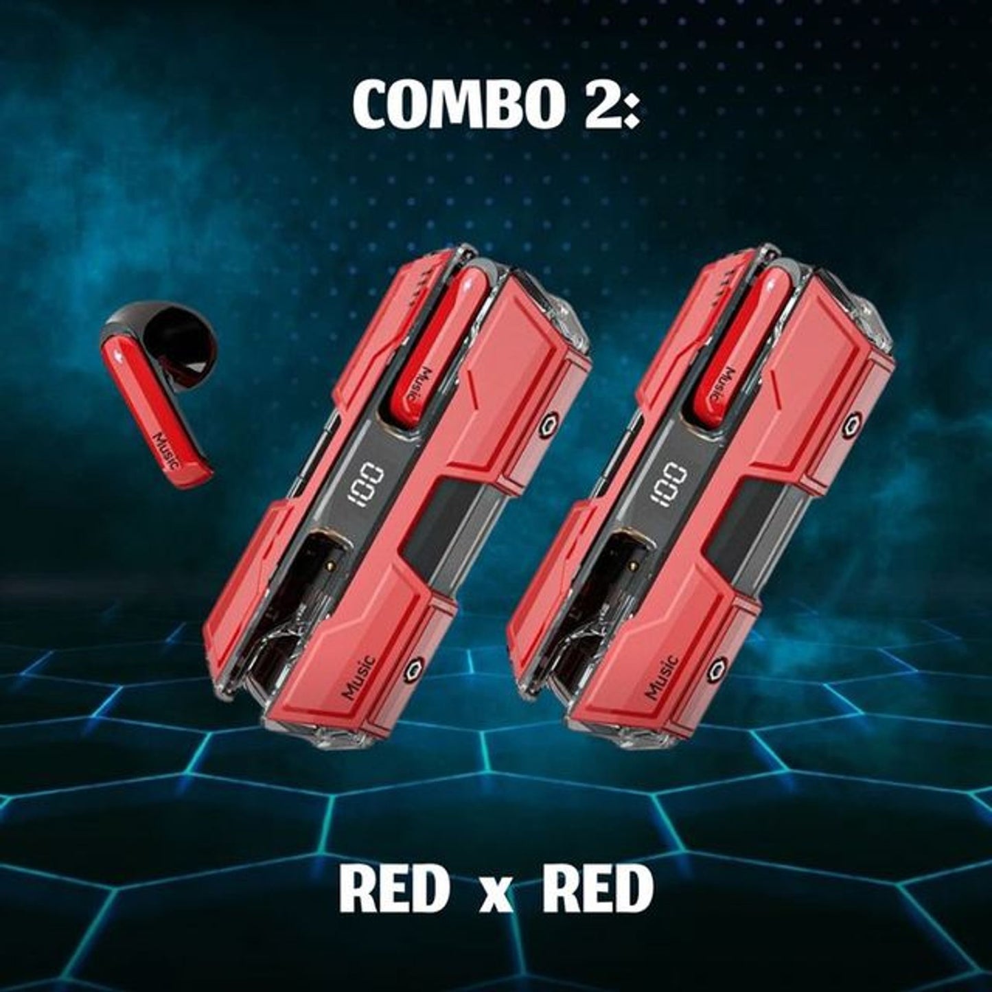 Semi-in-ear Design Wireless Headset